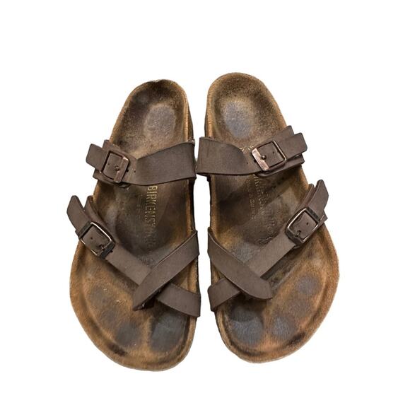 Birkenstock Mayari Taupe Sandals in a Women's Size 36 (5/5.5) - Picture 2 of 8